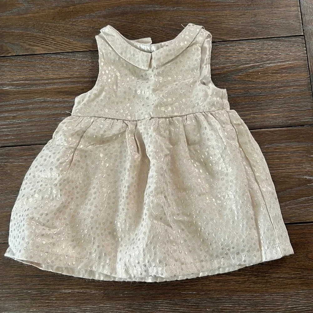 Cat & Jack gold dress